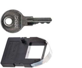 Pyramid ribbon and key