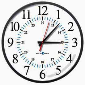 24 hr synchronized master clock